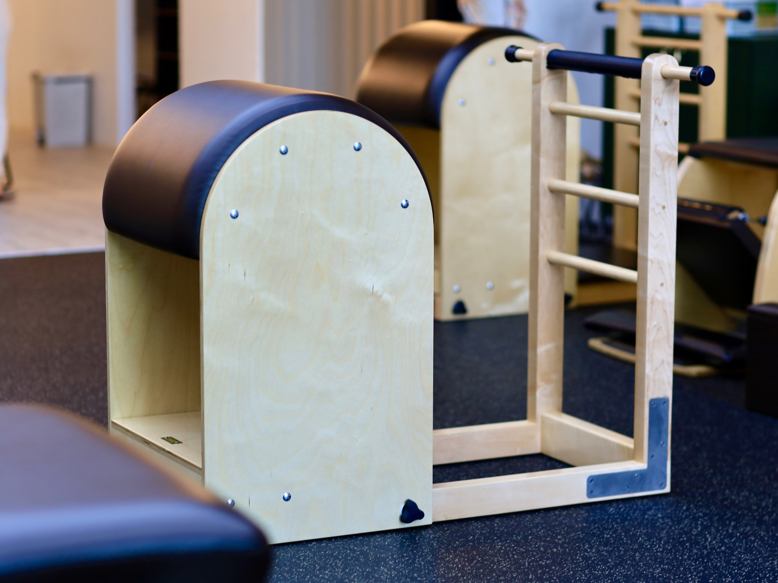 Gratz Ladder Barrel — curved apparatus for spinal articulation